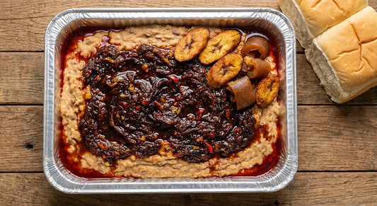 Ewa Aganyin Sauce n Beans