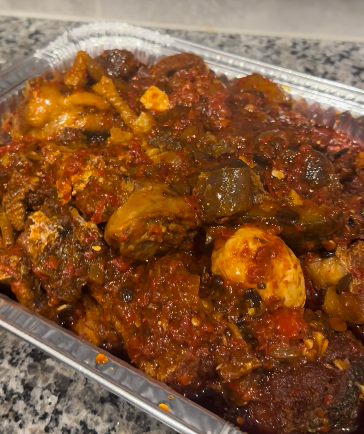 Red Ofada Sauce